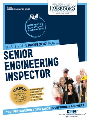 cover image of Senior Engineering Inspector